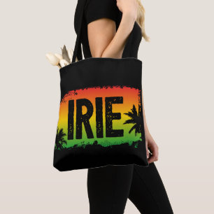Tote Bag Tout IRIE Jamaïcain Rasta Drapeau Coucher de solei