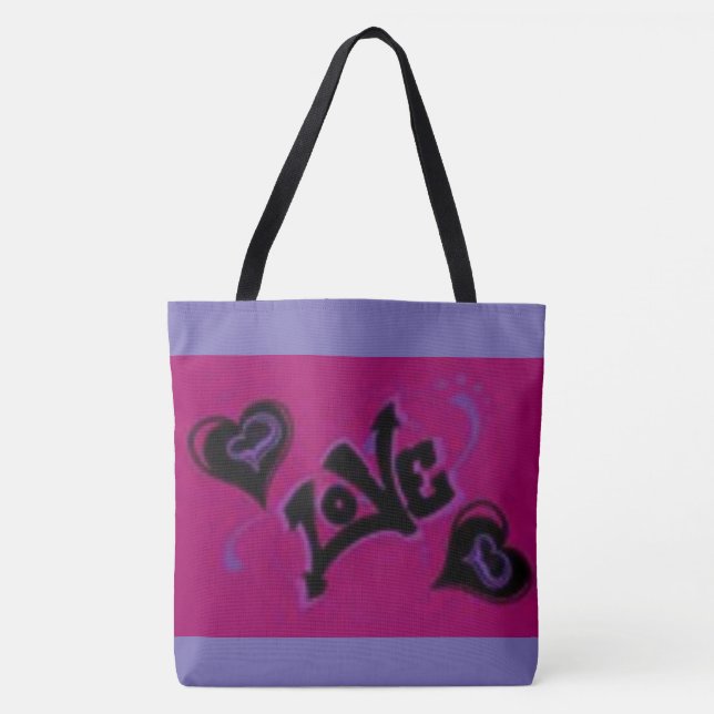 Tote Bag Tout l'AMOUR d'Angestelle (Devant)