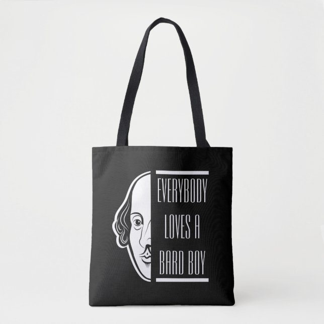 Tote Bag Tout Le Monde Aime Un Garçon De Bard Shakespeare T (Devant)