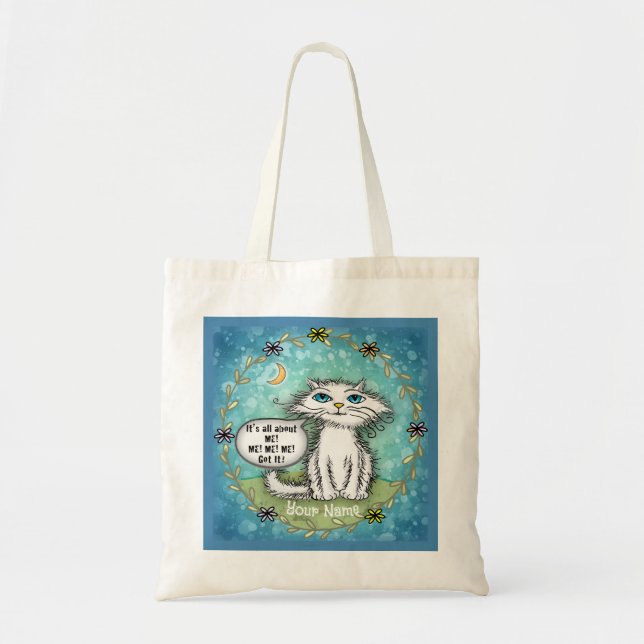 Tote Bag Tout sur moi Scraggles Chat  (Devant)