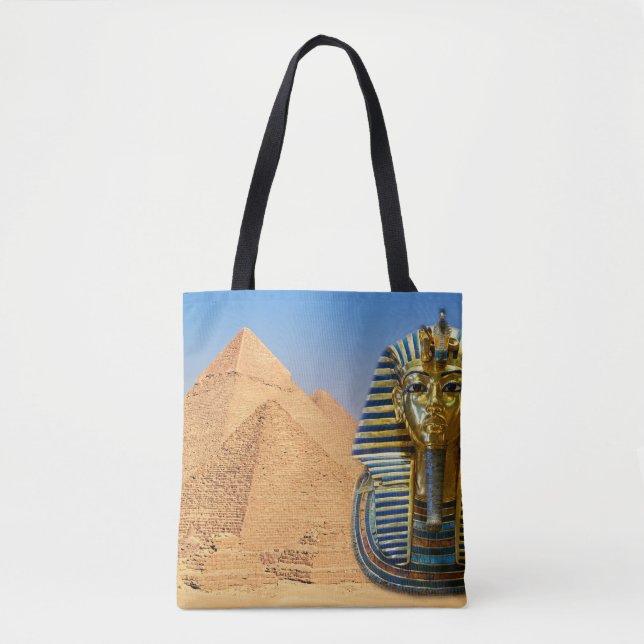 Tote Bag Toutankhamon & Pyramides (Devant)