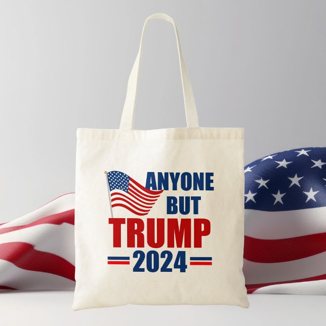 Tote Bag Toute personne sauf Trump 2024 Politique drôle (Créateur téléchargé)