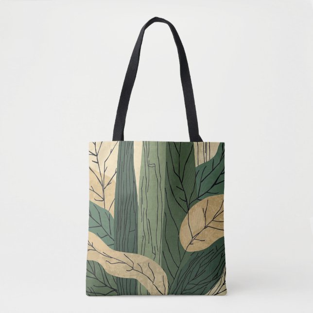 Tote Bag TR_004  Arbres Boho (Devant)