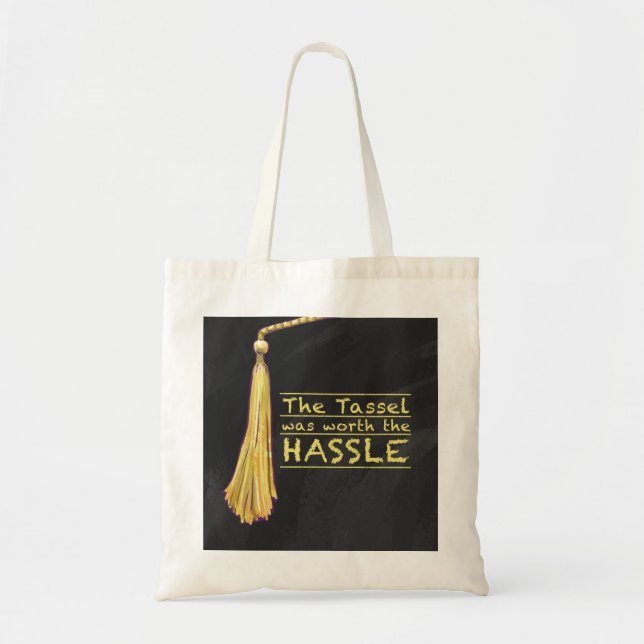 Tote Bag Tracas de Pompon Or (Devant)
