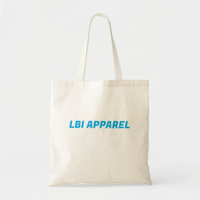 TOTE BAG TRADEMARKED LBI APPAREL BEACH BAG (Devant)
