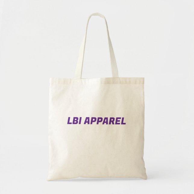 TOTE BAG TRADEMARKED LBI APPAREL BEACH BAG (Devant)