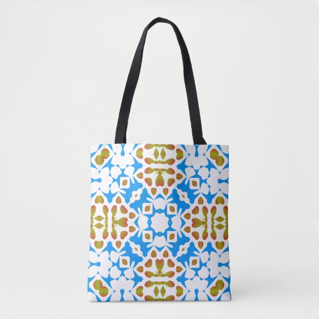 Tote Bag Traditional ornate mexican talavera. Universal des (Devant)