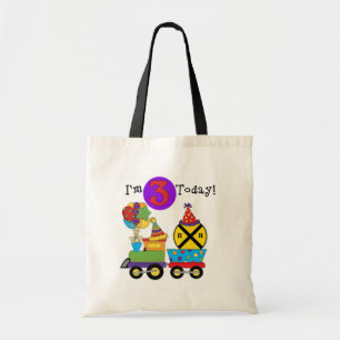 Tote Bag Train d'anniversaire 3e Anniversaire Tshirts et ca