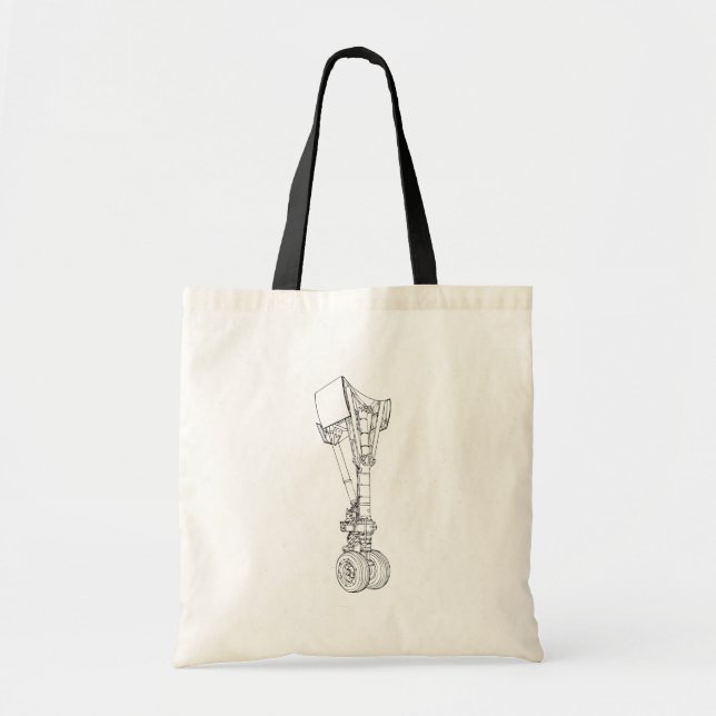 Tote Bag Train d'atterrissage (Devant)