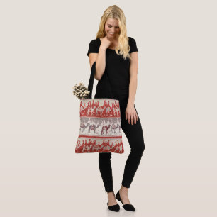 Tote Bag Train de chameaux, Motif de chameaux, Motif du dé