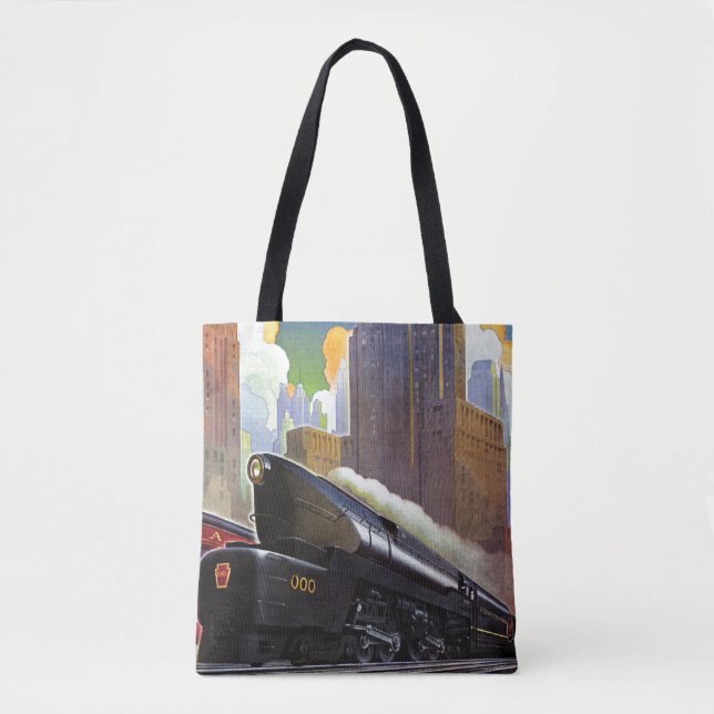 Tote Bag Train de Pennsylvanie par Unknown (Devant)