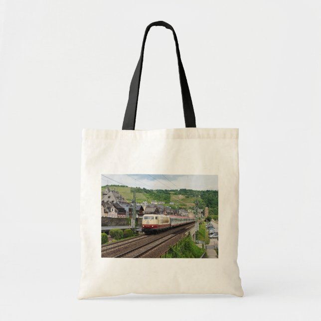 Tote Bag Train de voyageurs à Oberwesel (Devant)
