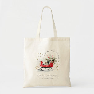 Tote Bag Traîneau d'hiver Il fait froid à l'extérieur Neutr
