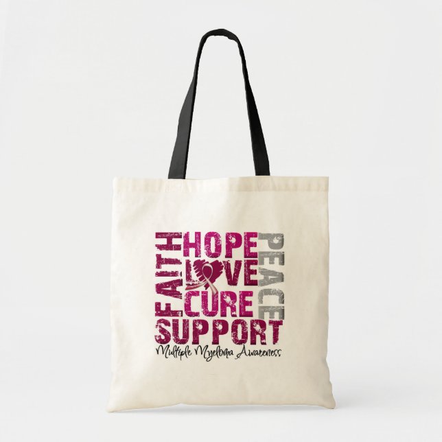 Tote Bag Traitement d'amour d'espoir - conscience de (Devant)