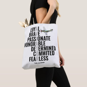 Tote Bag Traits d'un aviateur