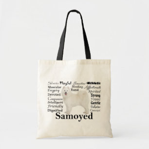Tote Bag Traits Fourre-tout de Samoyed