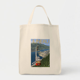Tote Bag Tram affiche de Vintage voyage au-dessus de
