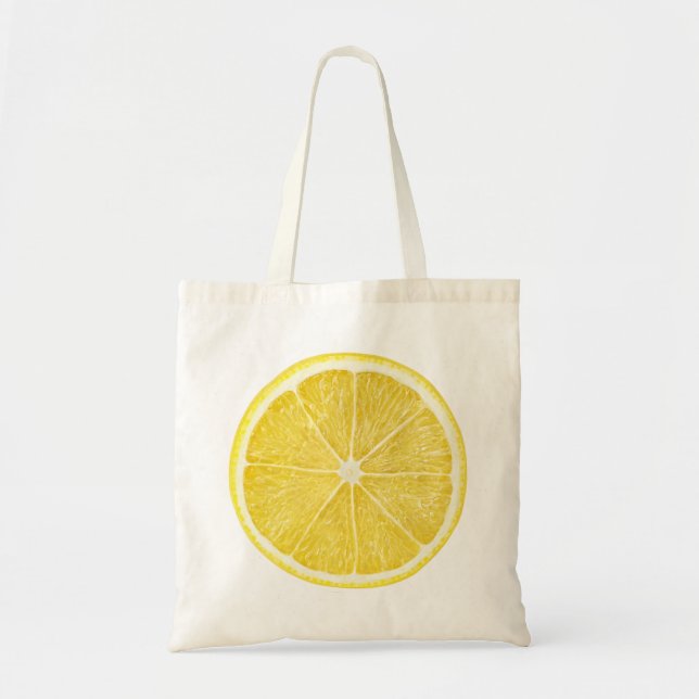 Tote Bag Tranche de citron (Devant)