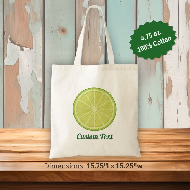 Tote Bag Tranche de citron vert (Créateur téléchargé)