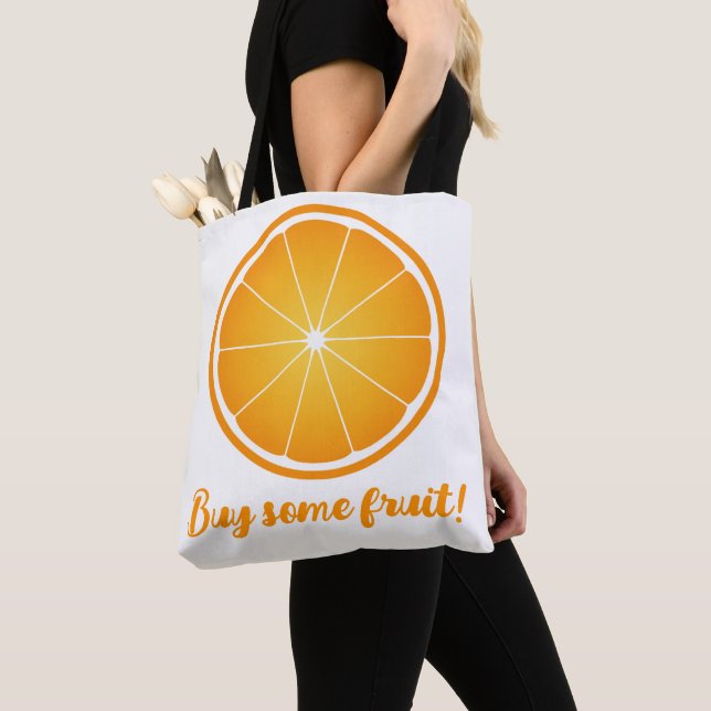 Tote Bag Tranche d'orange juteuse cool Acheter des fruits e (De près)