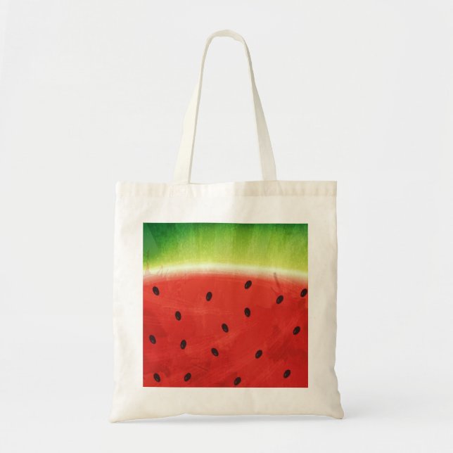 Tote Bag Tranche géante de pastèque à l'aquarelle mignonne  (Devant)