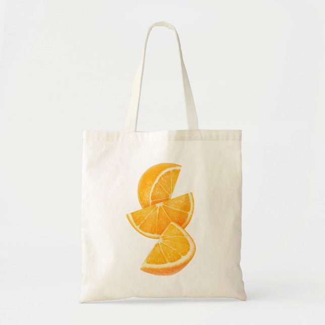 Tote Bag Tranches orange (Devant)