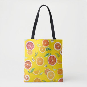 Tote Bag Tranches orange #motif #tendance #style