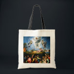 Tote Bag Transfiguration, Raphael<br><div class="desc">Raffaello Sanzio da Urbino (March 28 ou avril 6, 1483 - avril 6, 1520), known as Raphael quoi à Italian painter and architect of the High Renaissance. His work is amired for its clarity of forme, ease of composition, and visual achievement of the Neoplatonic ideal of human grandeur. Together with...</div>