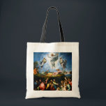 Tote Bag Transfiguration, Raphael<br><div class="desc">Raffaello Sanzio da Urbino (March 28 ou avril 6, 1483 - avril 6, 1520), known as Raphael quoi à Italian painter and architect of the High Renaissance. His work is amired for its clarity of forme, ease of composition, and visual achievement of the Neoplatonic ideal of human grandeur. Together with...</div>