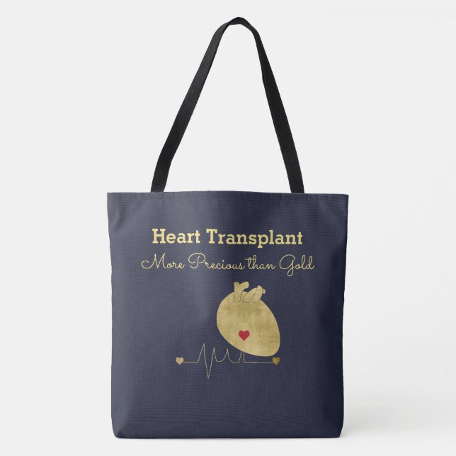Tote Bag Transplantation cardiaque (Devant)