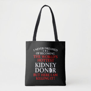 Tote Bag Transplantation du rein Donateur le plus chaud chi