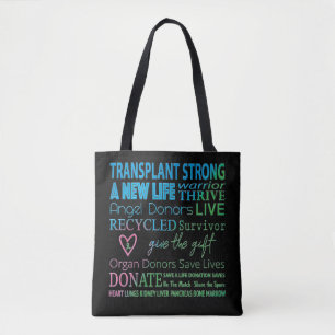 Tote Bag Transplanter une forte sensibilisation au don d'or
