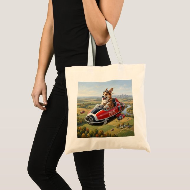 Tote Bag Transporteur de Corgi (Devant (produit))