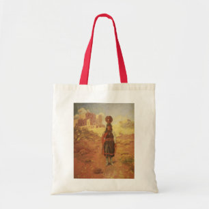 Tote Bag Transporteur d'eau indien vintage par EW Rollins