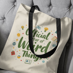 Tote Bag Transporteur Officiel De Choses Étrangères Drôle