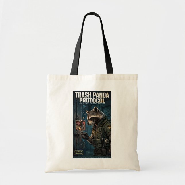 Tote Bag Trash Panda Protocol (Devant)