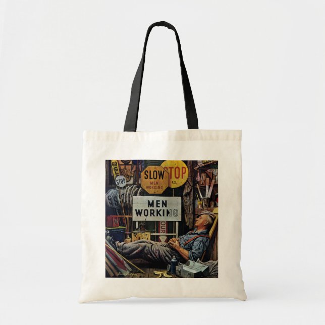 Tote Bag Travailler d'hommes (Devant)