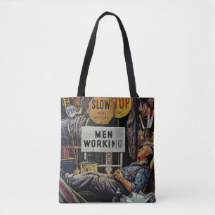 Tote Bag Travailler d'hommes