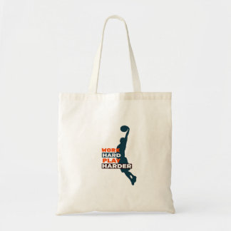Tote Bag Travailler dur Jouer si dur Joueur de basket class