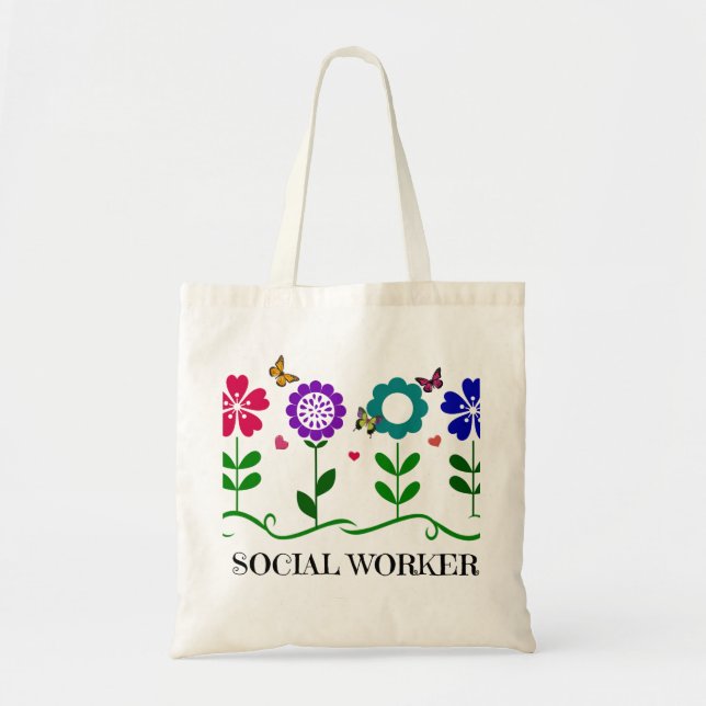 Tote Bag Travailleur social (Devant)
