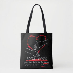 Tote Bag Travailleur social Vous n'y êtes pas pour le reven