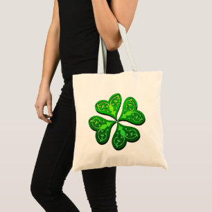 Tote Bag Trèfle à quatre feuilles chanceux