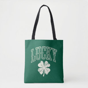 Tote Bag Trèfle Chanceux de la Saint-Patrick Vintage