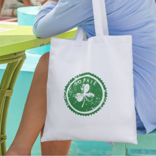 Tote Bag Trèfle personnalisé de la Saint-Patrick