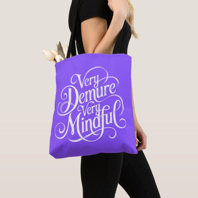 Tote Bag Très Démocratique (De près)