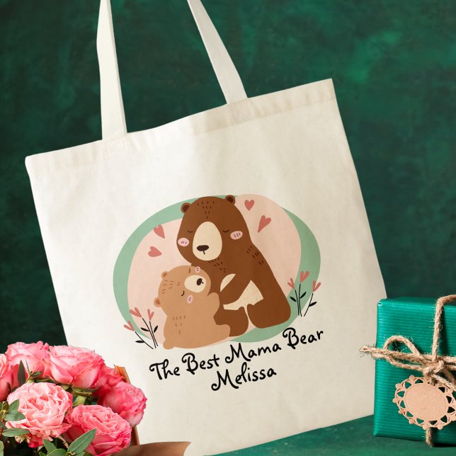 Tote Bag Très drôle Meilleur ours maman (Créateur téléchargé)