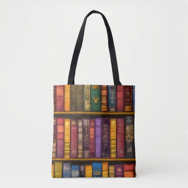 Tote Bag Trésors littéraires - Livres anciens classiques (Devant)