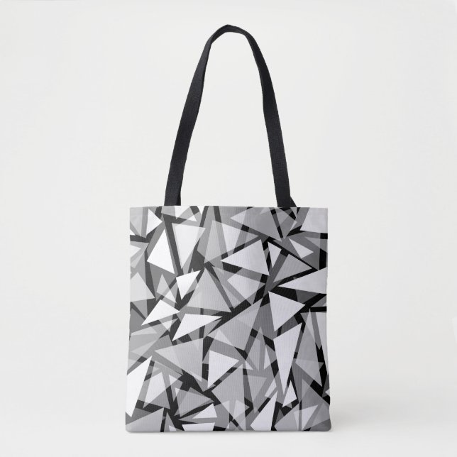 Tote Bag triangles géométriques (Devant)