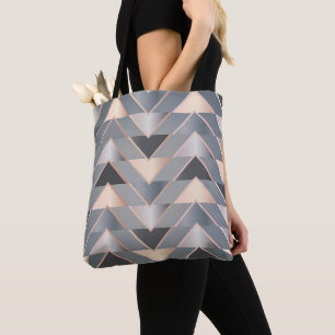 Tote Bag Triangles modernes