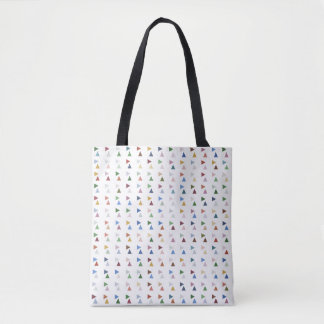 Tote Bag Triangles Pastel tendance sur Motif géométrique bl